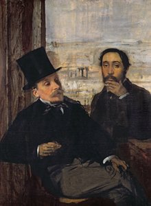 Autoritratto con Évariste de Valernes